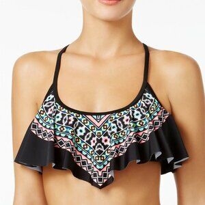 Endless Sun Boho bikini top size Medium Flounced